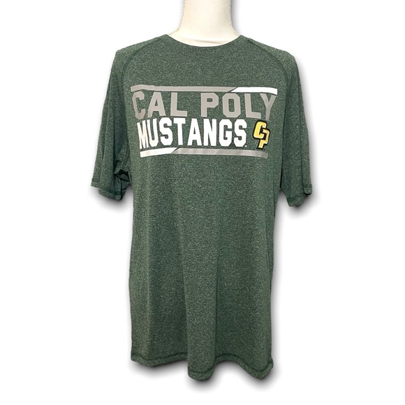 Rivalry Threads Other - NWT Mens Medium Cal Poly Mustangs Tee T-Shirt Heather Green New